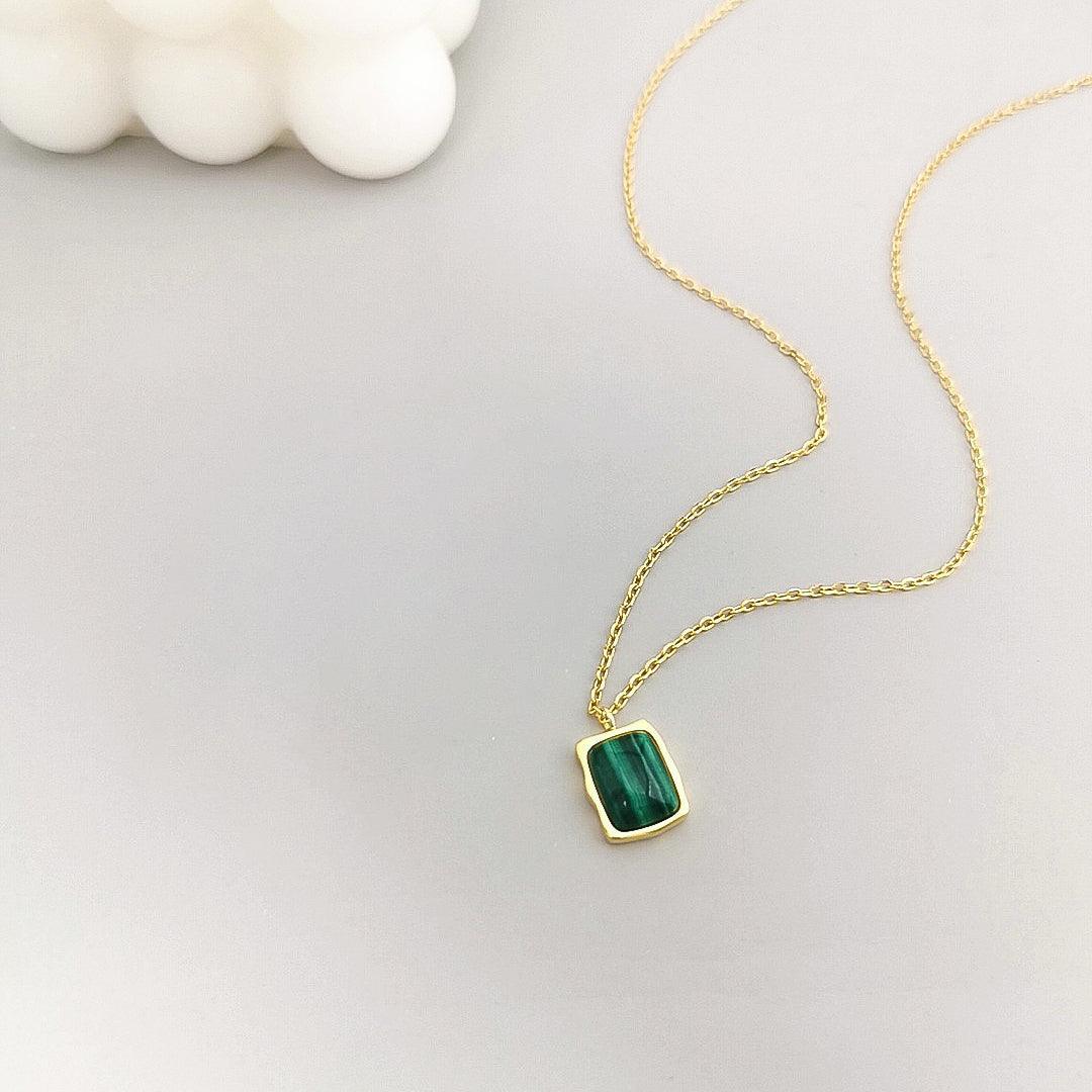 Malachite Necklace Jewelry